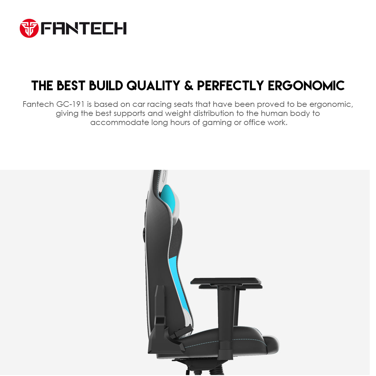 KORSI GC191 PREMIUM GAMING CHAIR | Grey Desk & Chair