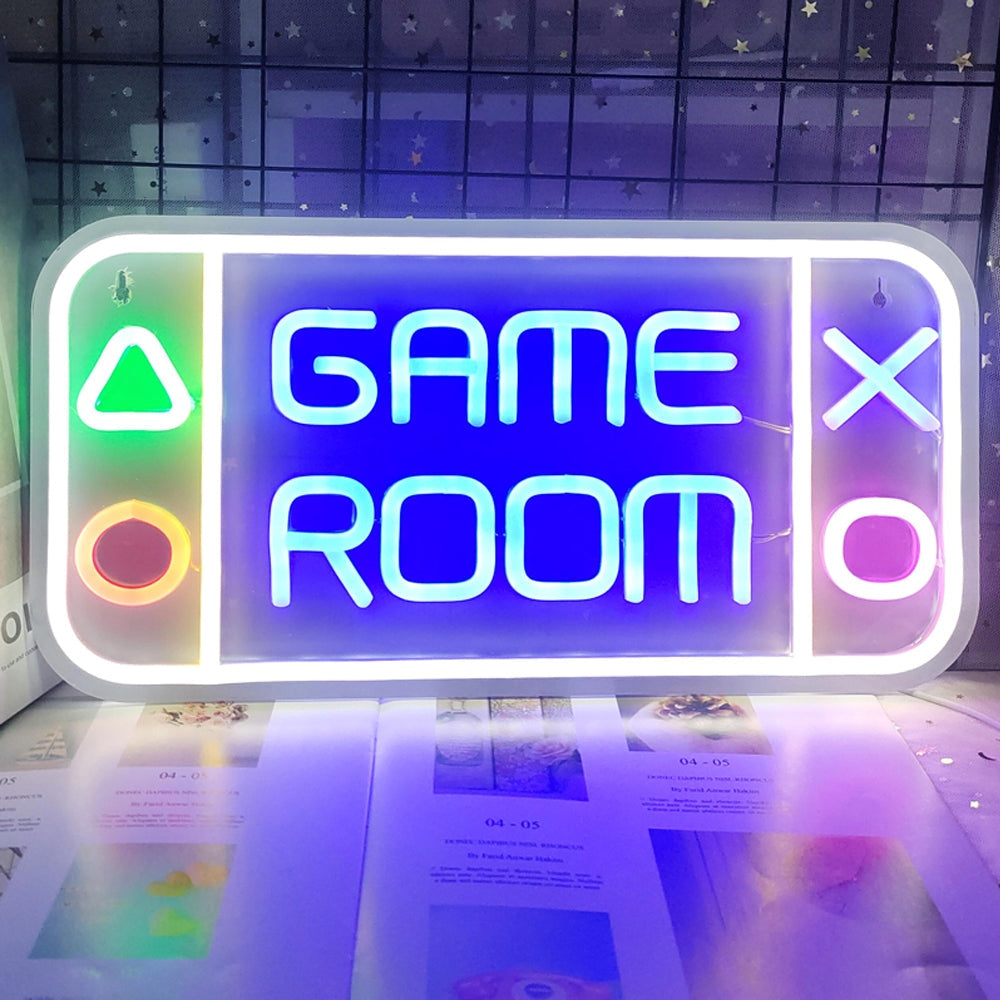 LED Game Room Neon Signs for Bedroom Wall Gaming Decor Lightning 20 JOD