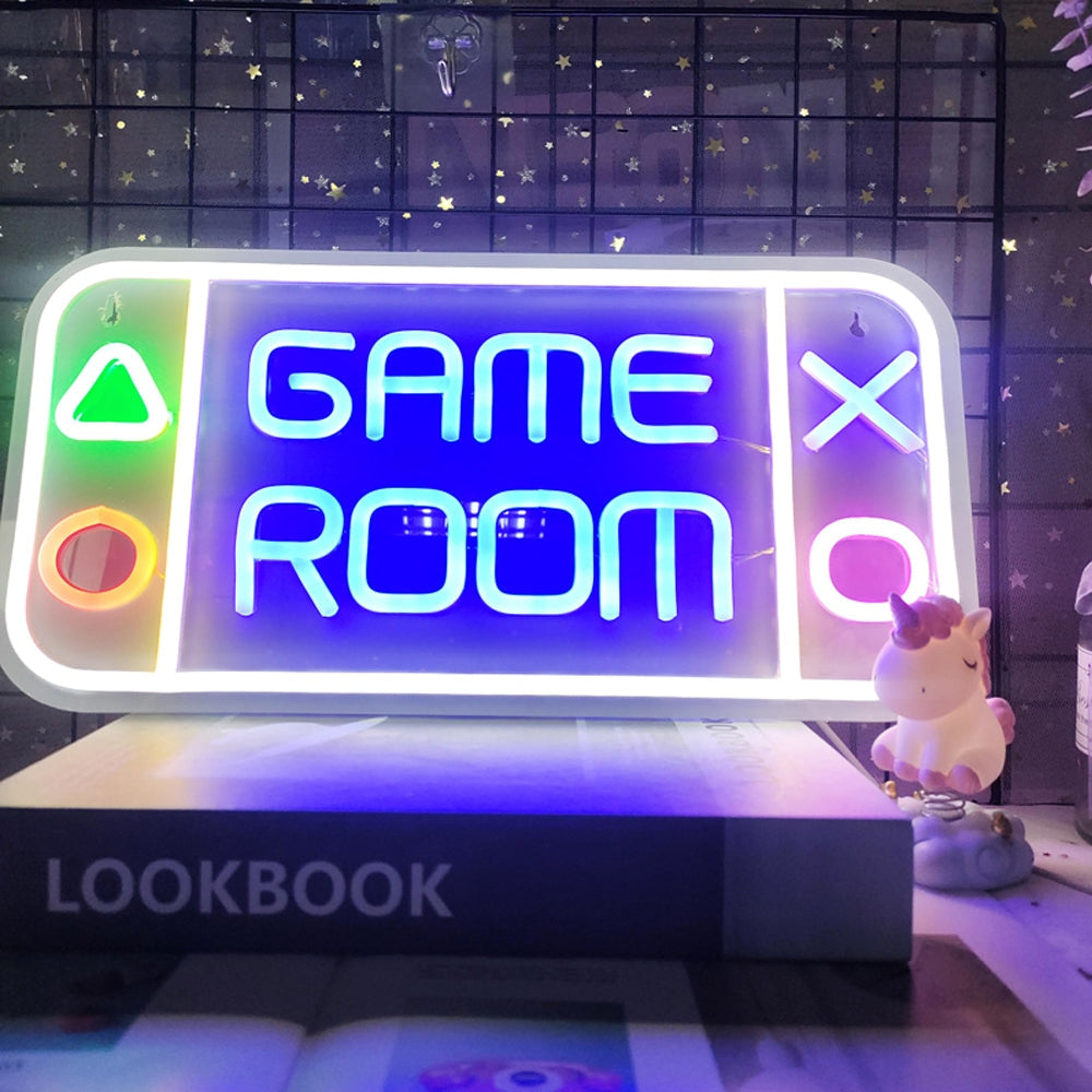 LED Game Room Neon Signs for Bedroom Wall Gaming Decor Lightning 20 JOD