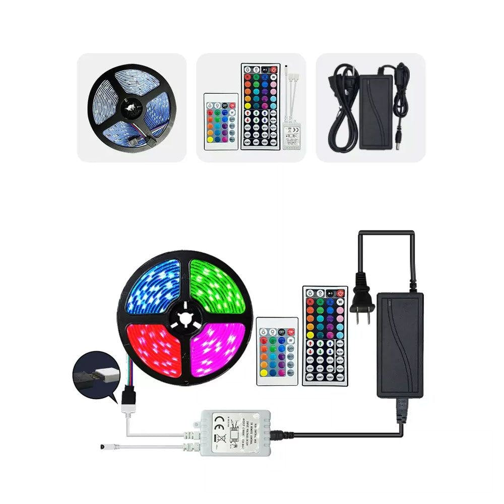 LED STRIP 5050 RGB Light Bar Set Smart Application Lightning