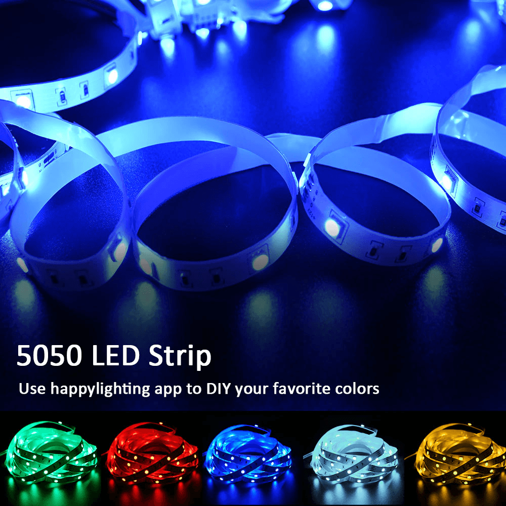 LED Strip Light RGB 5050 Flexible Ribbon With App Control Lightning 12 JOD