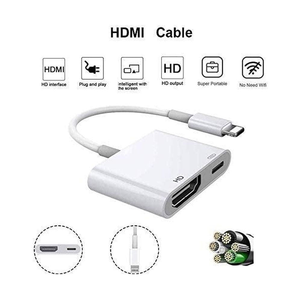 Lighting to HDMI adaptor L8 - 3SE Cables & Chargers 14 JOD