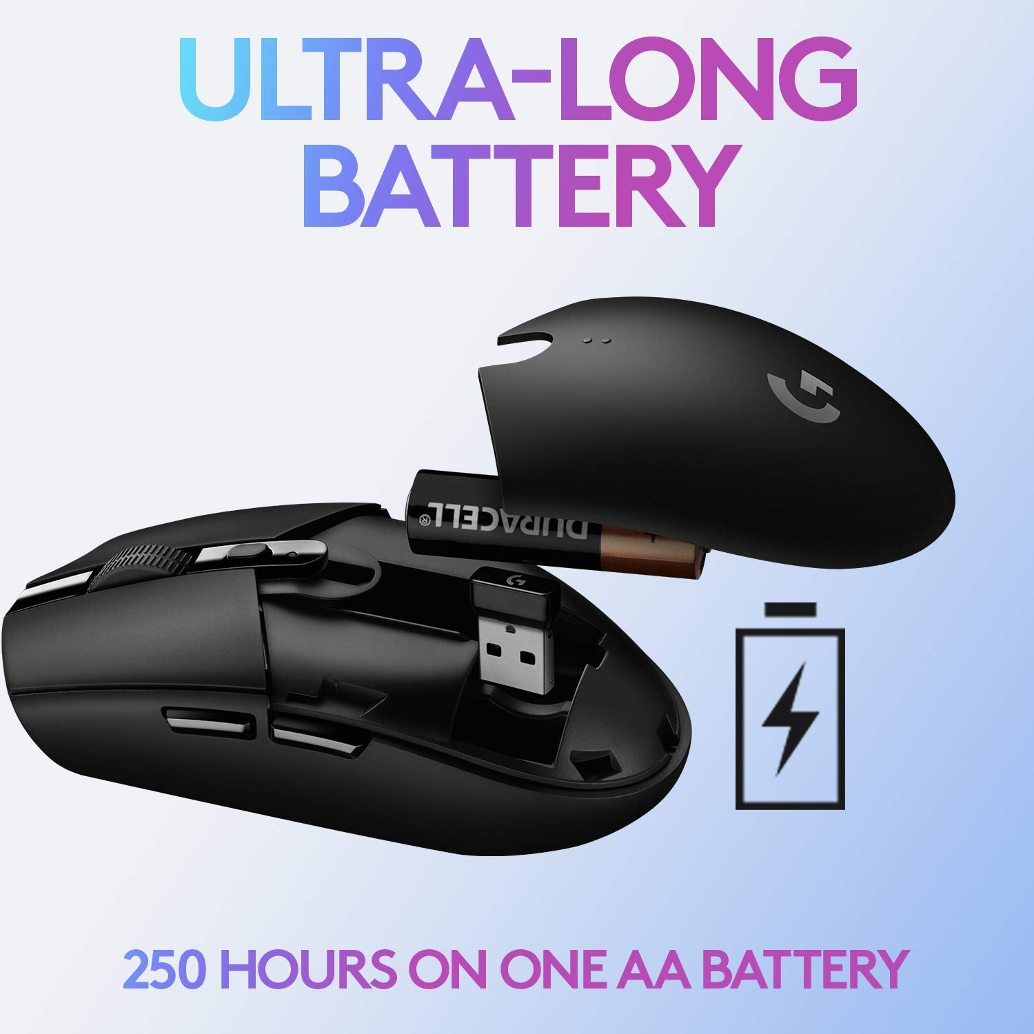 Logitech G304 Lightspeed Wireless Gaming Mouse Hero Sensor 12,000 DPI