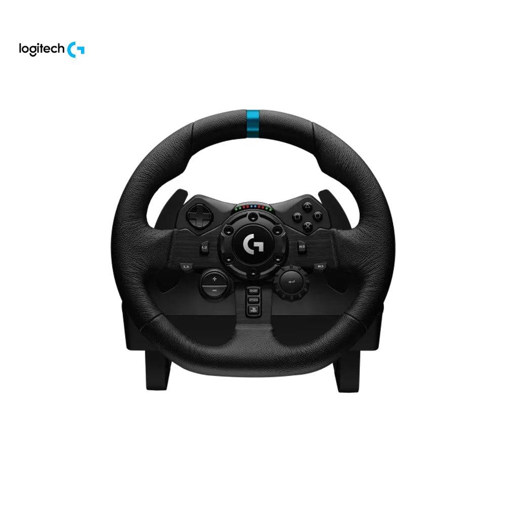  Logitech G923 Racing Wheel and Pedals for Xbox XS, Xbox One  and PC Featuring TRUEFORCE up to 1000 Hz Force Feedback, Responsive Pedal,  Dual Clutch Launch Control, and Genuine Leather Wheel