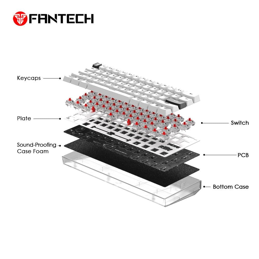 MAXFIT61 FROST WIRELESS MODULAR MECHANICAL KEYBOARD Keyboard 45 JOD