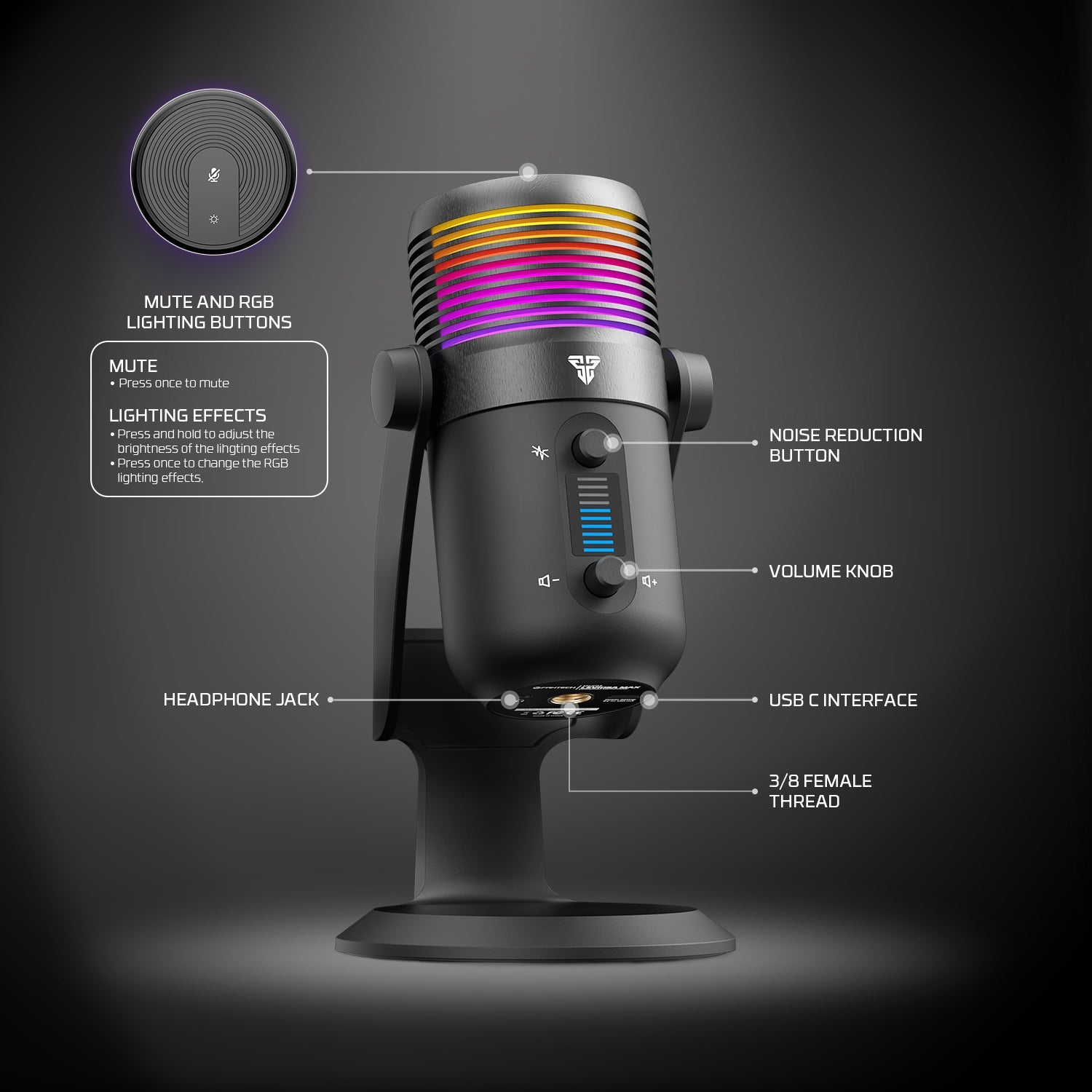 MCX03 LEVIOSA MAX CONDENSER MICROPHONE Streaming