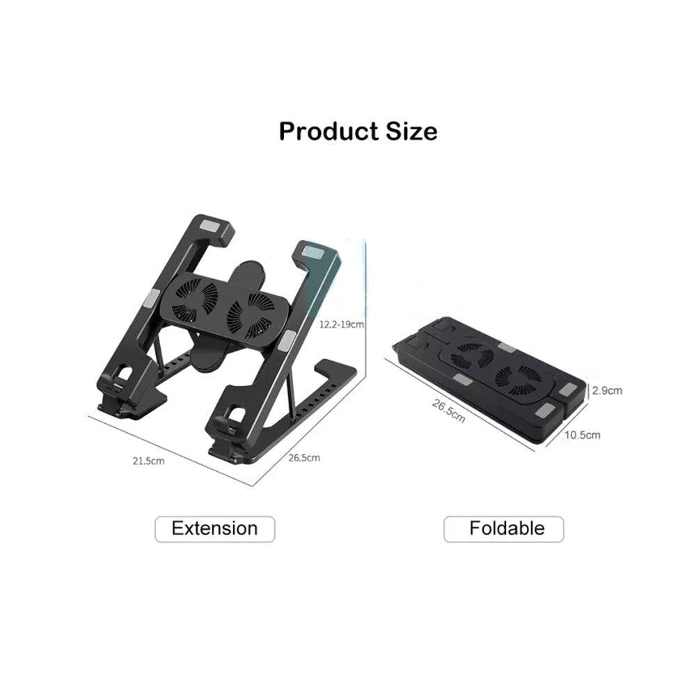 MULTI POSITION FOLDABLE BRACKET LAPTOP COOLER TABLET STAND H688 Cooling Stands