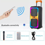 NDR-1097 High Quality Professional Sound EQ Party Portable Wireless Trolley 6000W Peak Value High Power Big Bluetooth Speakers