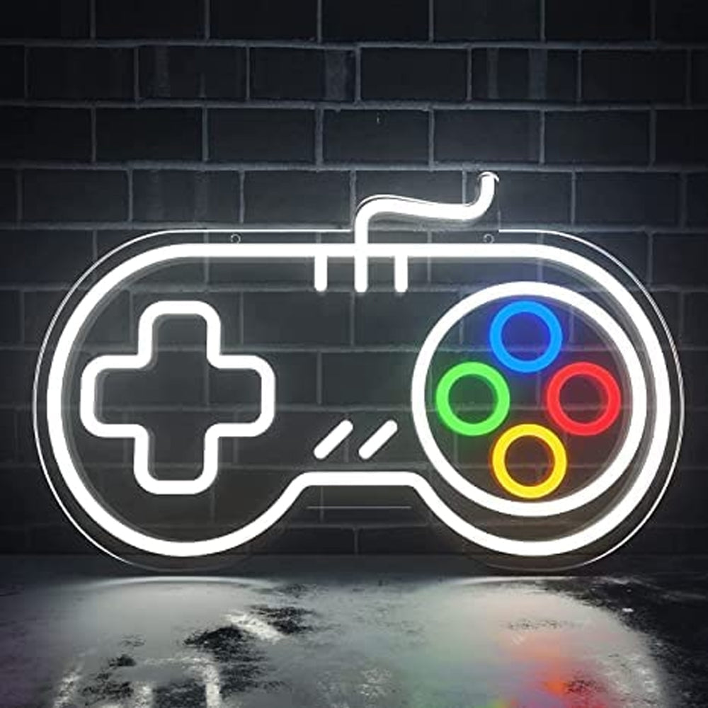 NEON SIGNS ’Game Remote’ 14 x 10 Inches Decor Lightning