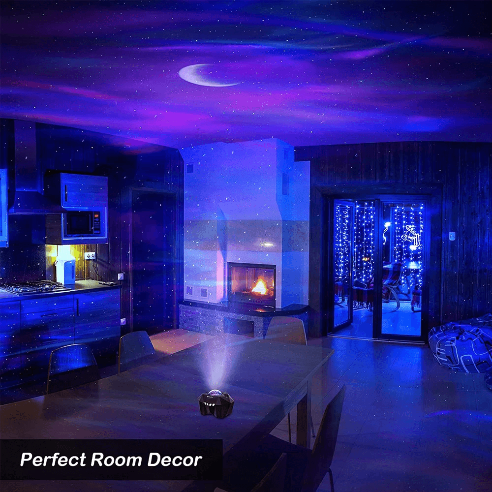 Night Light Galaxy Projector Lightning
