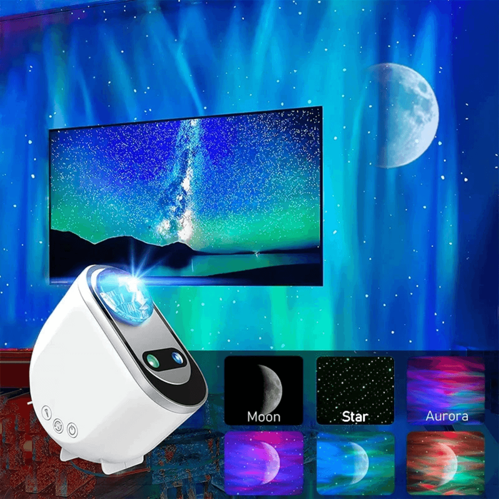 Northern Lights Aurora Projector Galaxy Star Bluetooth Speaker Lightning 30 JOD