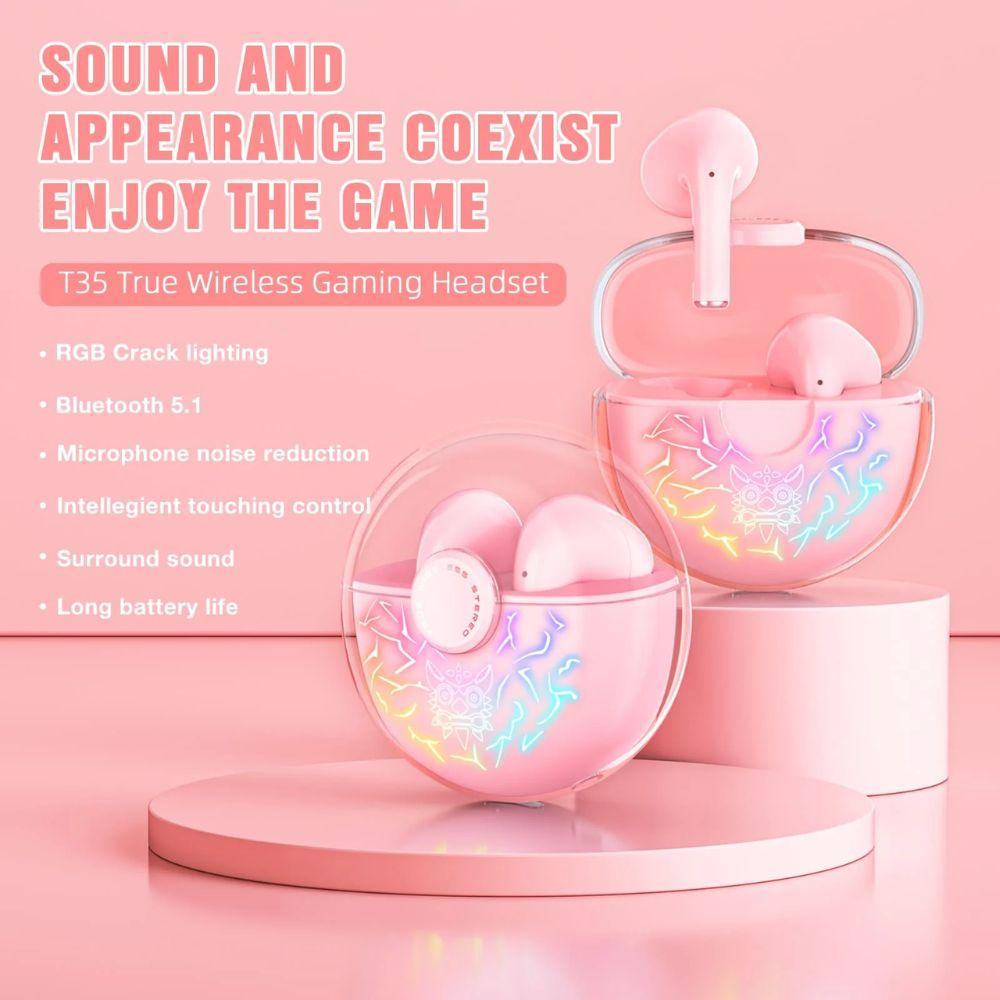 ONIKUMA T35 Bluetooth 5.1 Gaming Earbuds 60ms Audio
