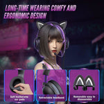 ONIKUMA X11 Cat Ears Wired Over Ear Gaming Headphone Audio 25 JOD