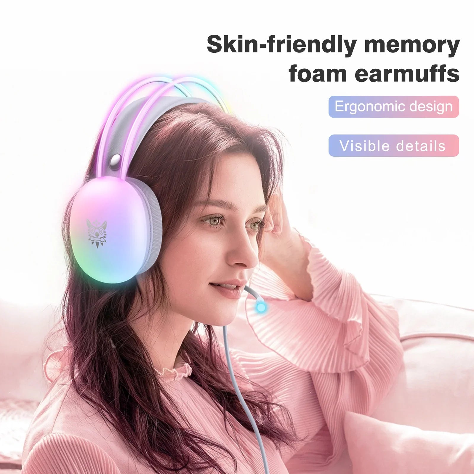 ONIKUMA X25 RGB Gaming Headset Audio