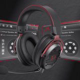 سماعة الألعاب Redragon H386 Diomedes USB – صوت محيطي 7.1 (أسود)