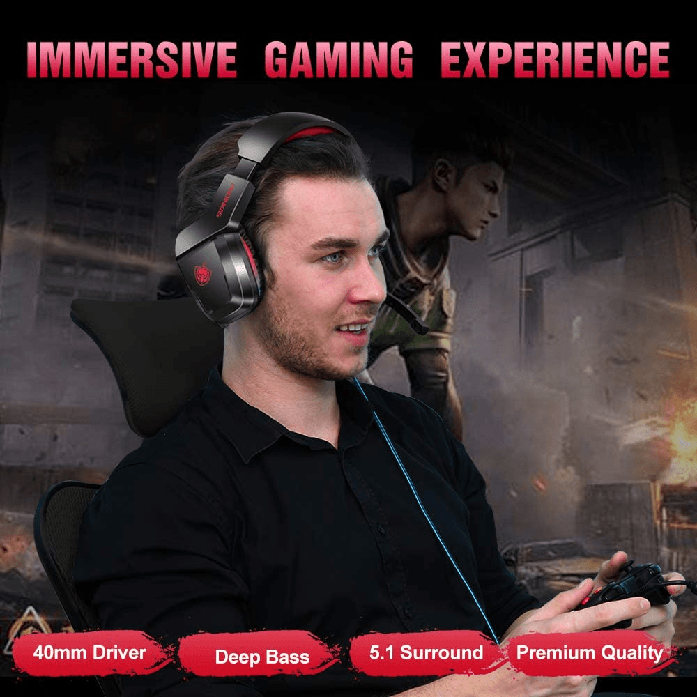 PHOINIKAS H1 Gaming Headset Audio