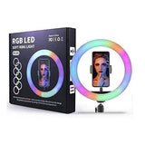 Portable MJ26 12’’ RGB Desktop Soft LED Ring Light Streaming 15 JOD