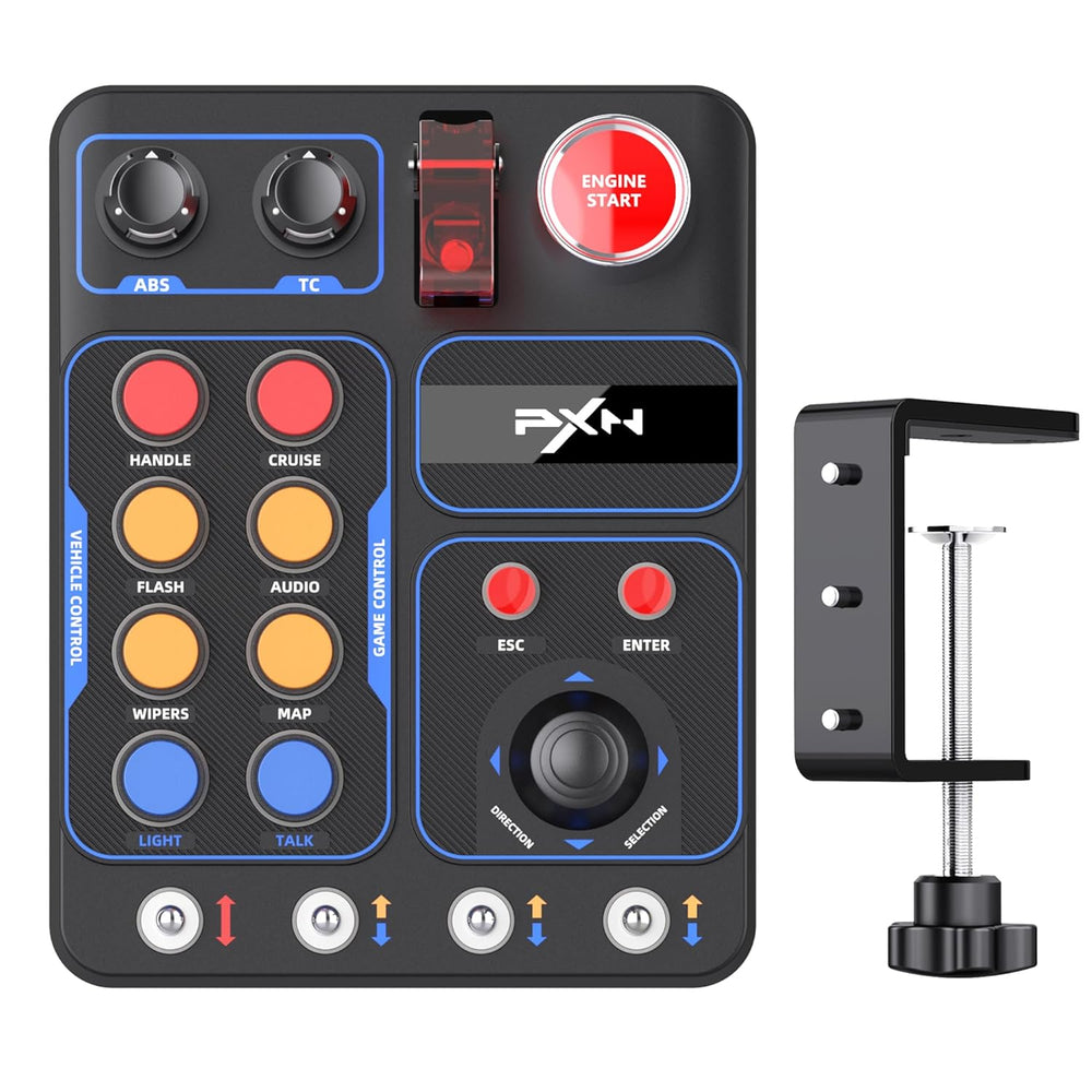 Button Racing Driver Pxn Cb1 Racing Button Box Pc Usb Simulation Racing Instrument Center C