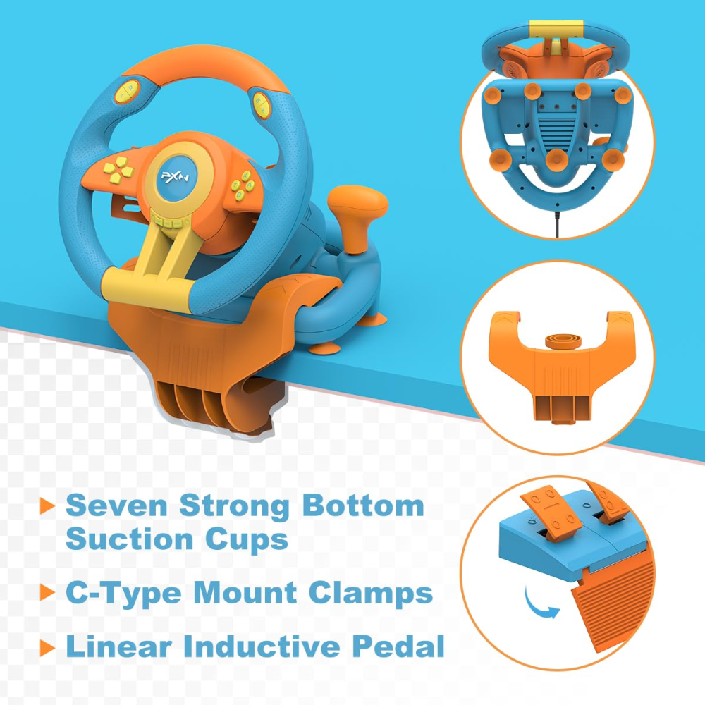 PXN Laishida V3 Pro 180° Gaming Steering Wheel Racing