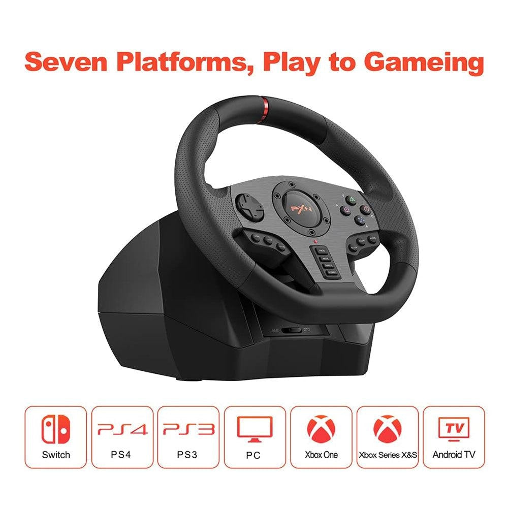 PXN V900 Gaming Steering Wheel with Linear Pedals 65 JOD