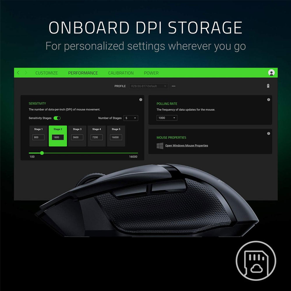 Razer Basilisk X HyperSpeed Wireless Mouse