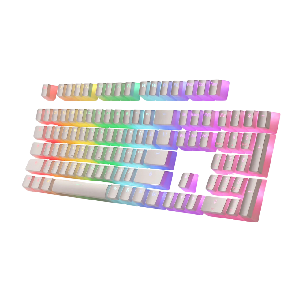 Redragon A130 Pudding Keycaps 104 Keys Keyboard