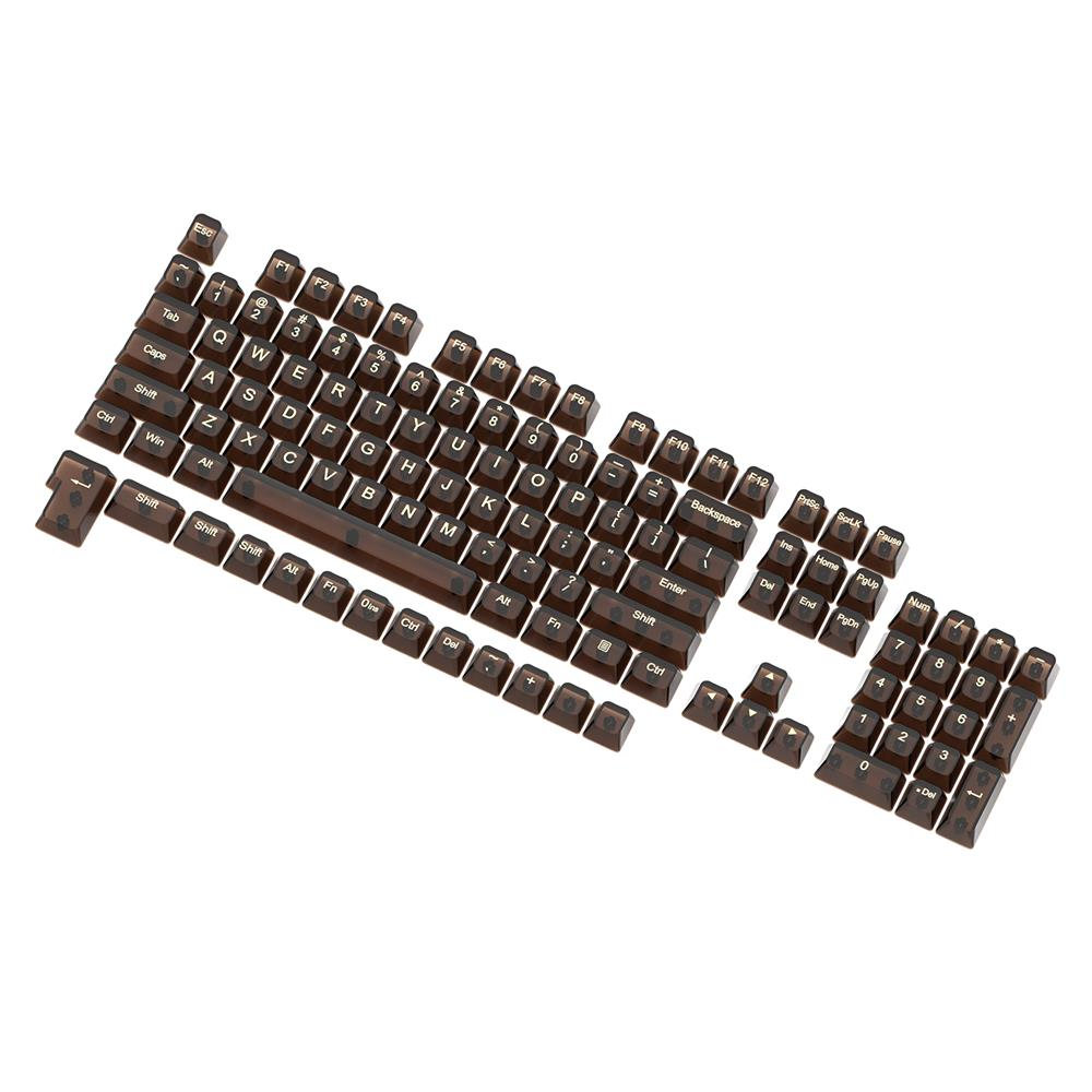 Redragon A138 Transparent Black keycaps 117 Keys Keyboard