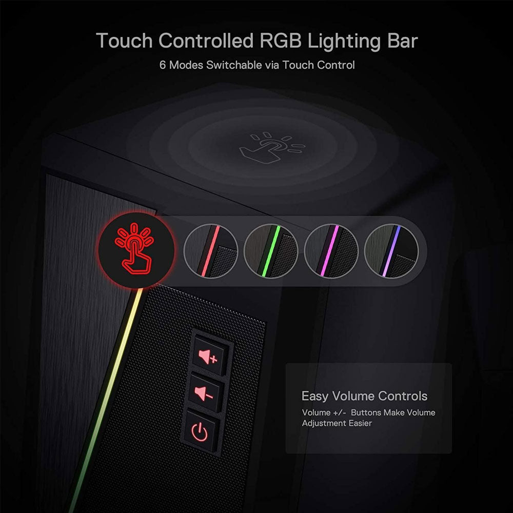 Redragon ANVIL GS520 RGB Desktop Speakers Audio