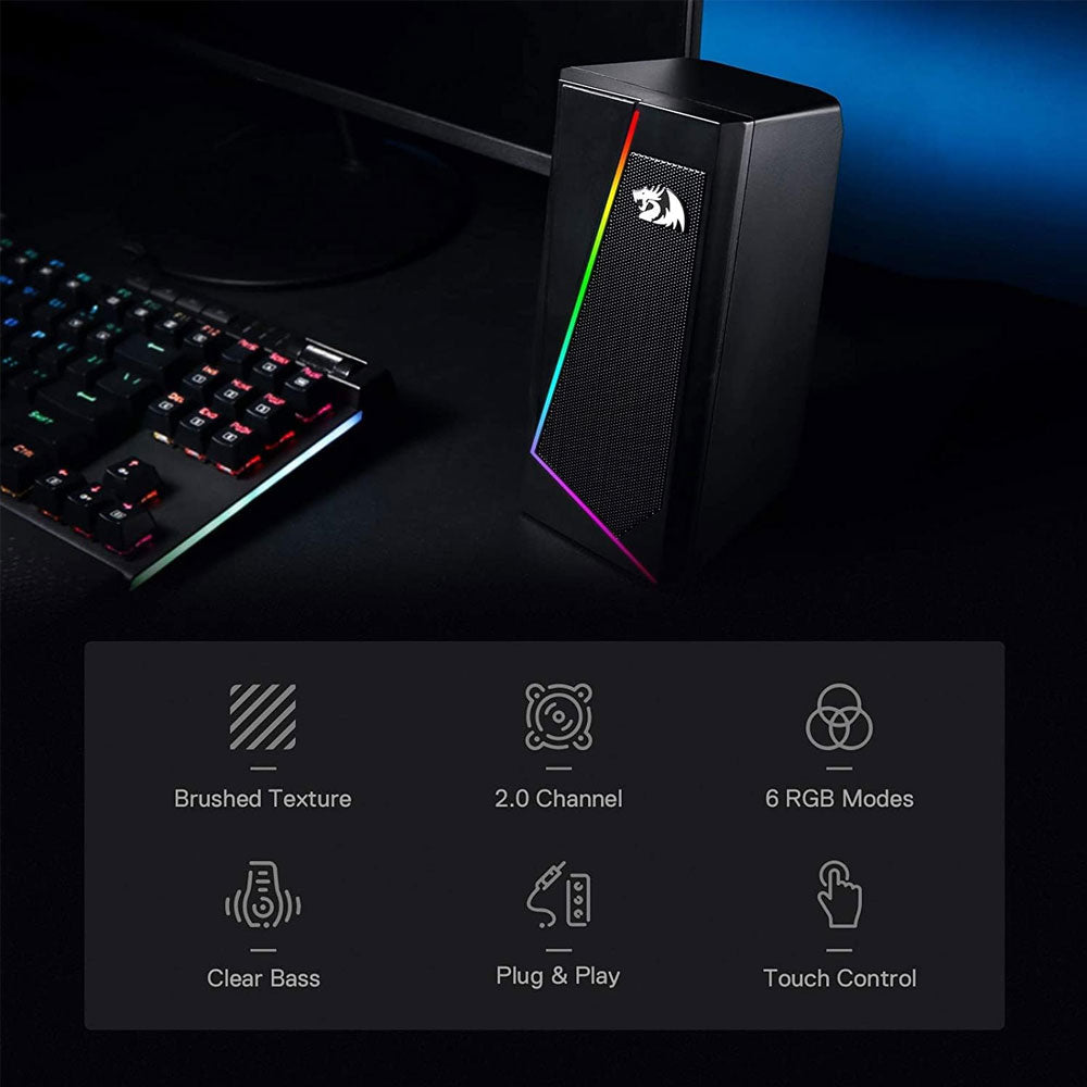 Redragon ANVIL GS520 RGB Desktop Speakers Audio