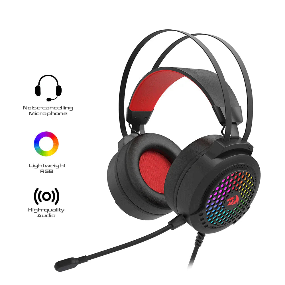 REDRAGON CARMEN H261 RGB GAMING HEADSET Headset 3.5