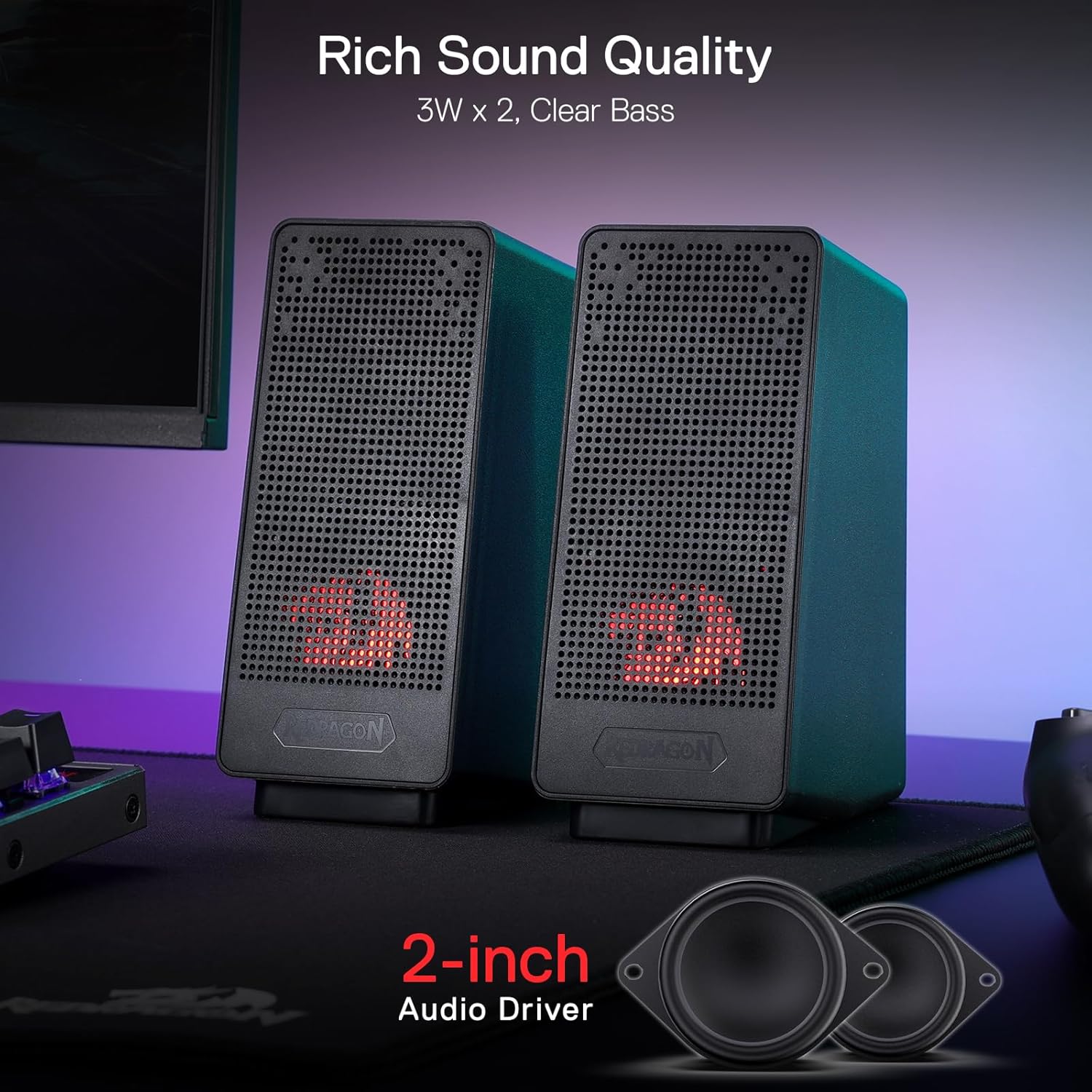 Redragon Gs513 Pc Gaming Speaker Redragon Gs513 Pc Gaming Speaker