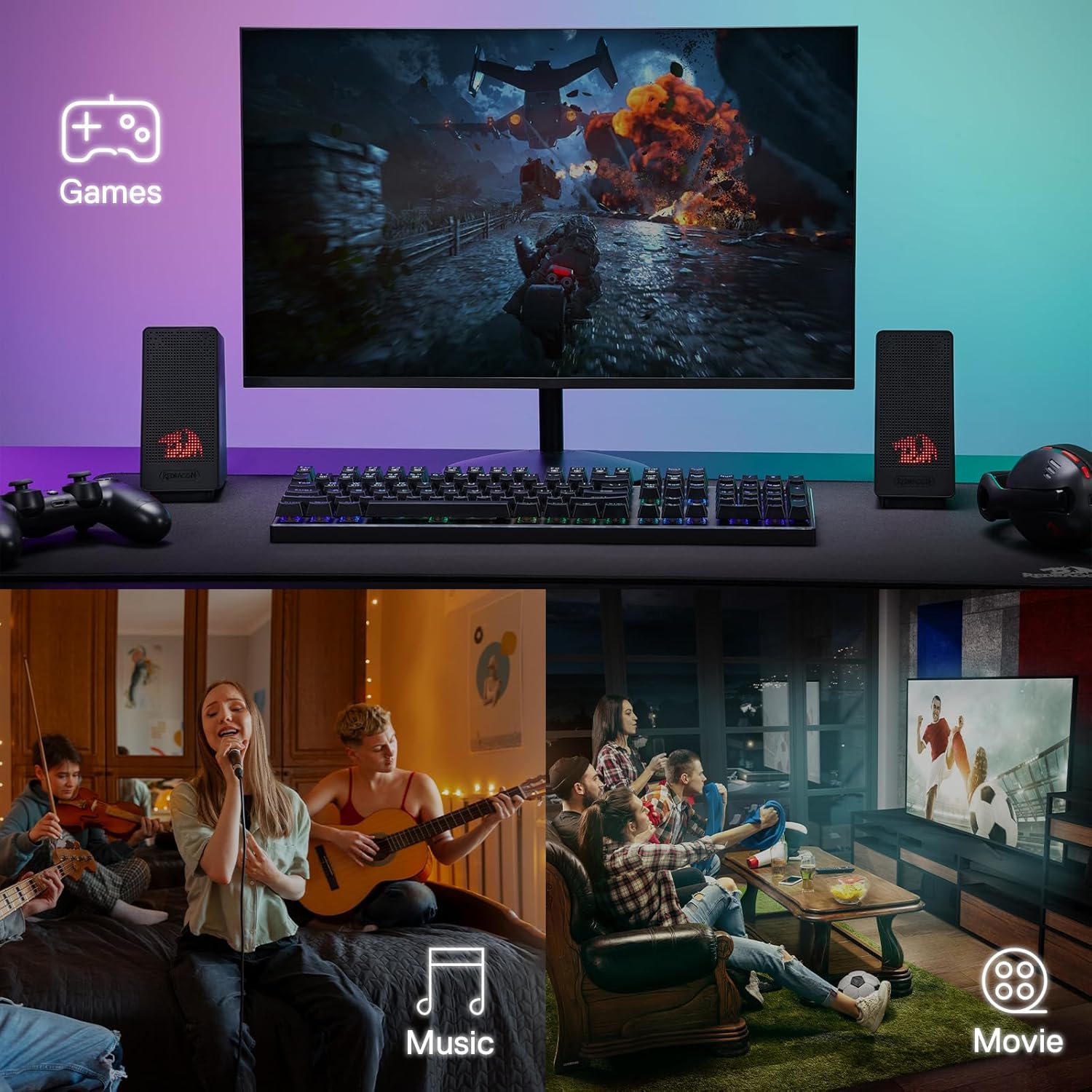 Redragon GS513 PC Gaming Speaker Speakers