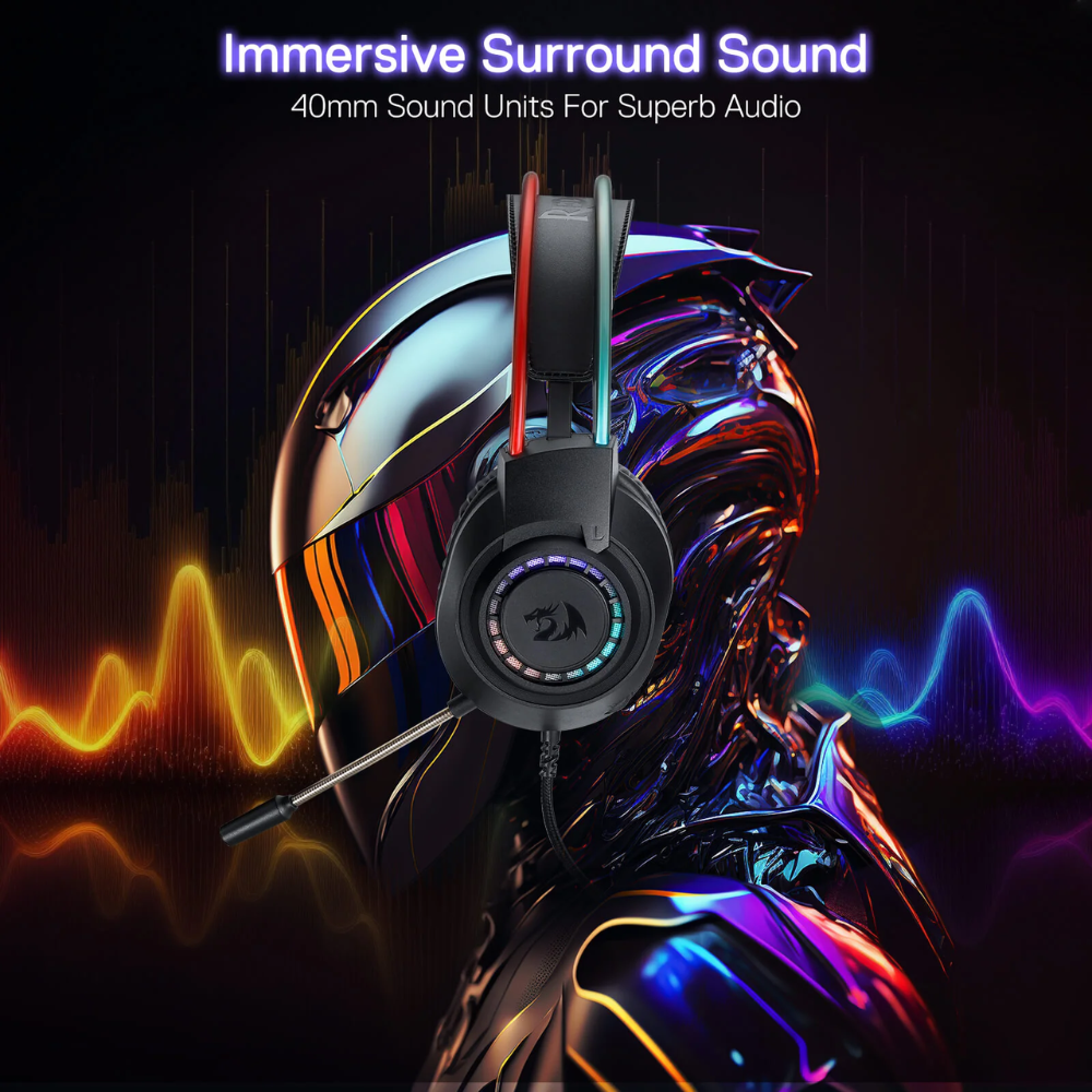 Redragon H231 SCREAM Wired Gaming Headset Audio