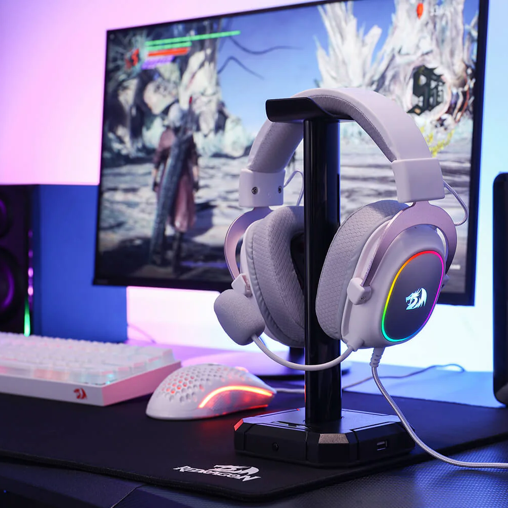 Redragon H510 ZEUS X RGB White Wired Gaming Headset Headset 3.5