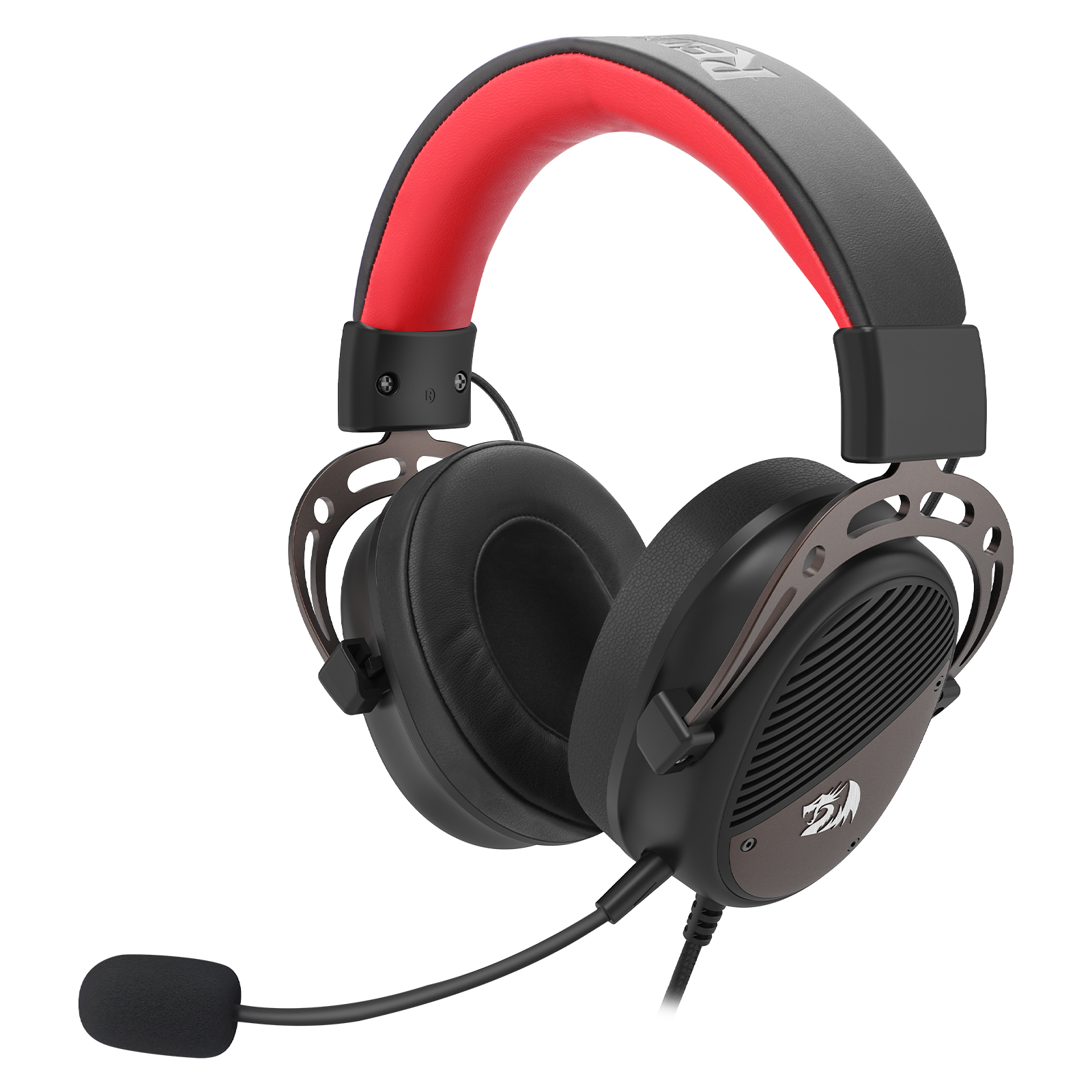 Redragon H730 Wired Gaming Headset 7.1 Surround Sound Memory Foam Ear Pads 50MM
