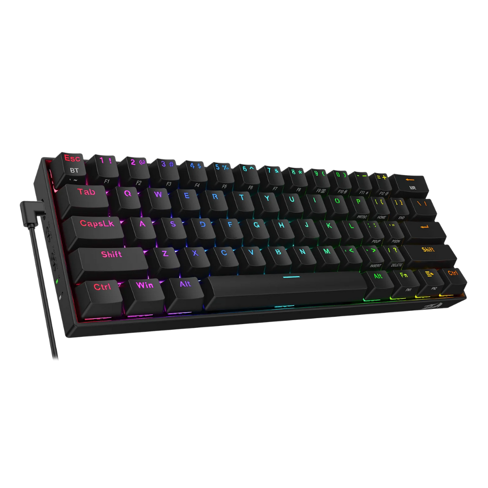 Redragon K530 Pro Draconic 60% Bluetooth/2.4Ghz/Wired - Brown Switch Keyboard