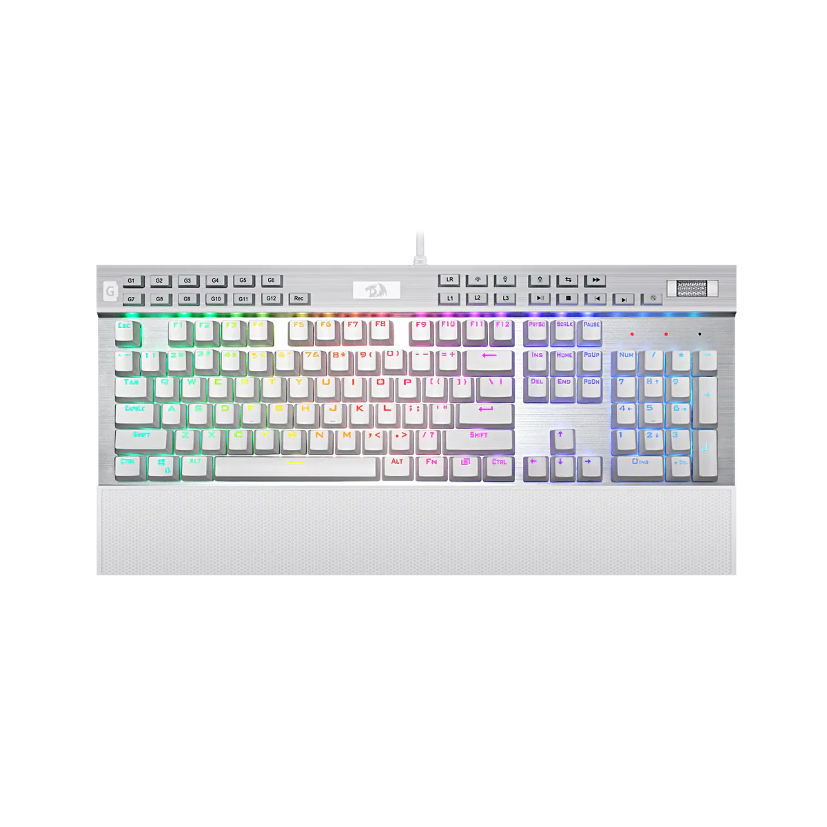 Redragon K550 RGB Gaming Keyboard 104 Keys + 12 Macro G Keys Wired Mechanical
