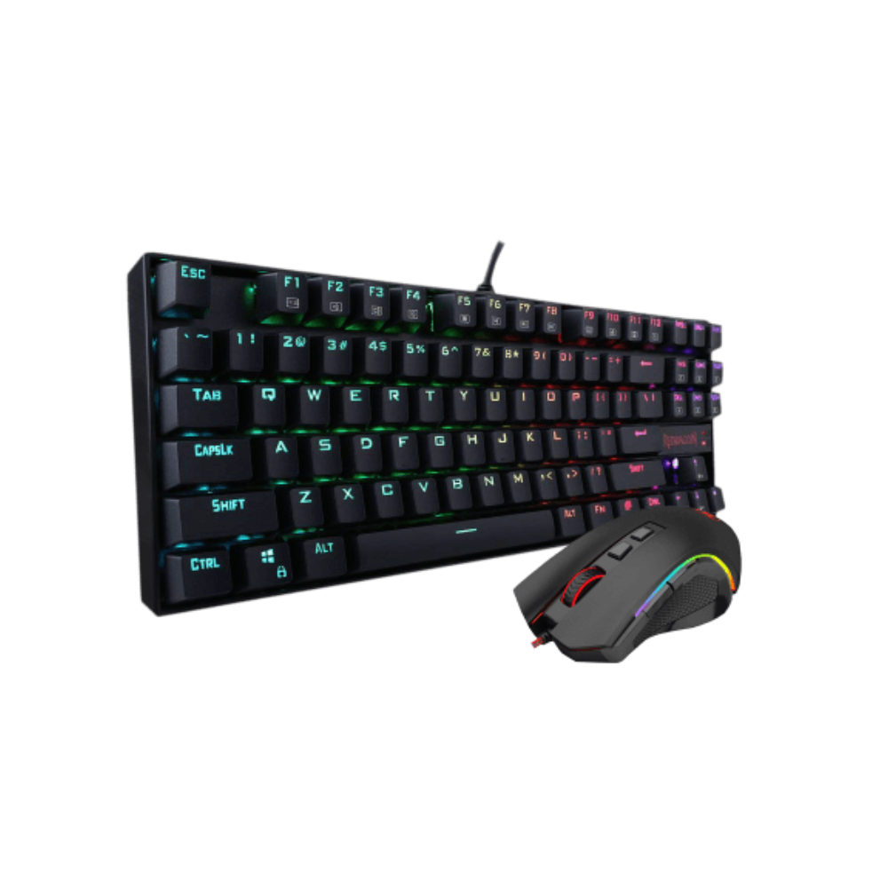 Redragon K552 - RGB - BA Mechanical Gaming Keyboard And Mouse Combo Bundle 40