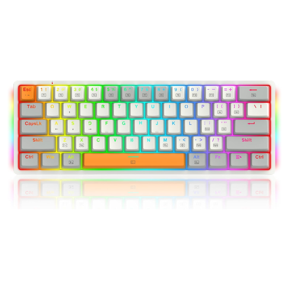 Redragon K642WGO AKALI 60% RGB Mechanical Keyboard Keyboard