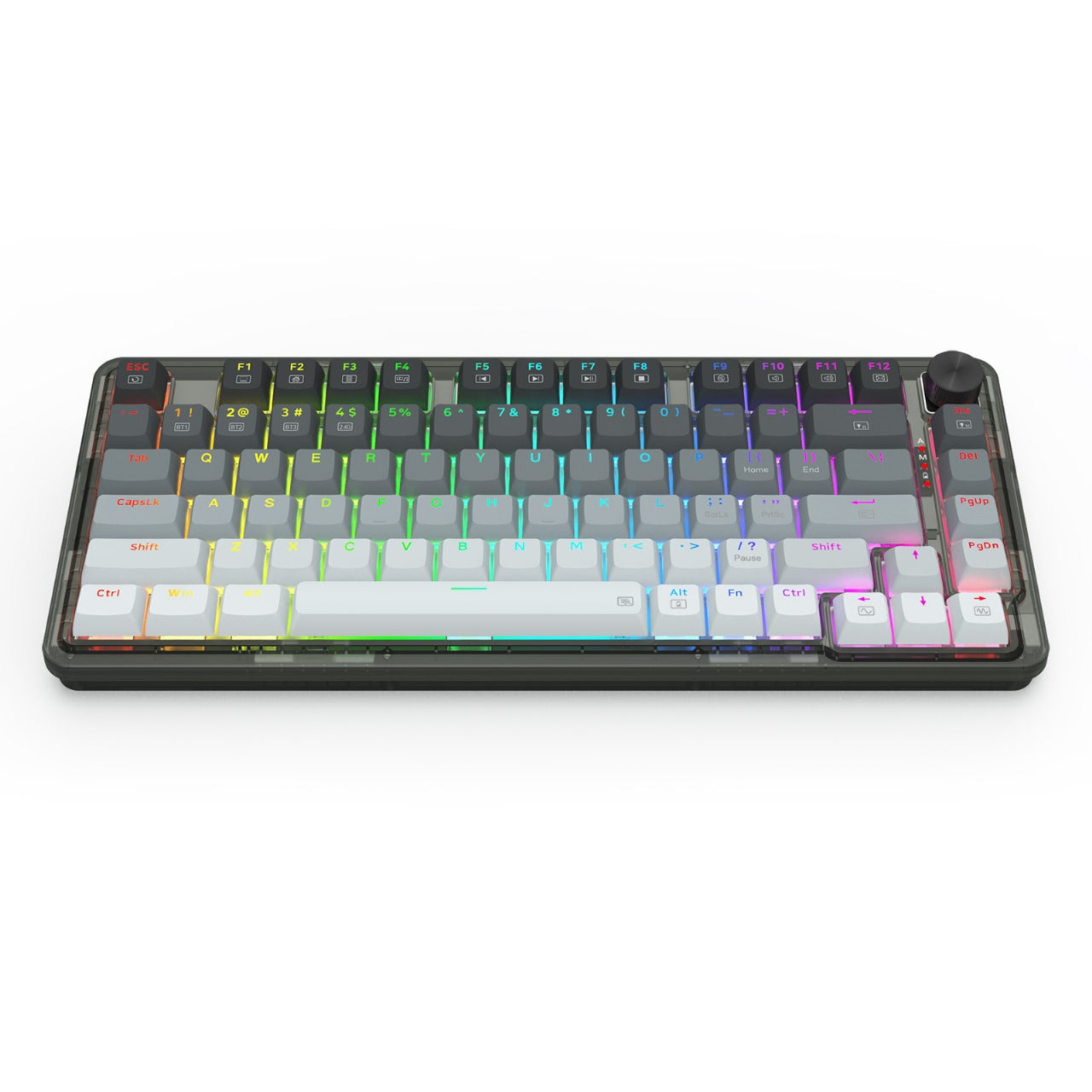 Redragon K673 GG 75% Wireless Gasket RGB Gaming Keyboard 3 Modes 81 Keys PBT