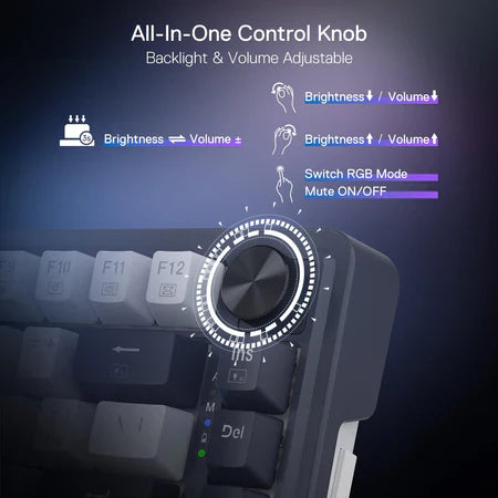 Redragon K673 PRO 75% Wireless Gasket RGB Gaming Keyboard Keyboard