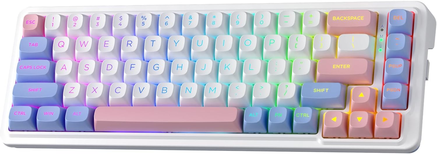 Redragon K709 PRO 65% Wireless Gasket RGB Gaming Keyboard 68 Keys Hot Swap