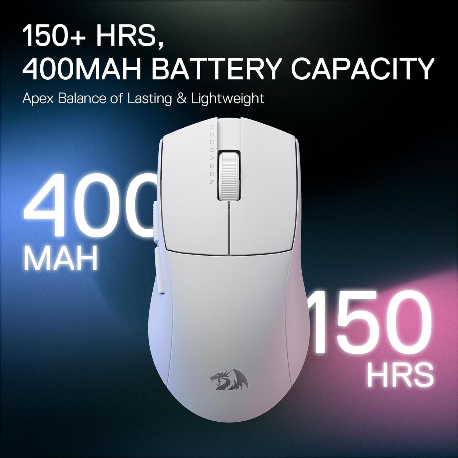 Redragon M916 PRO 3 Mode Wireless Gaming Mouse 4K (26000 DPI) Mouse