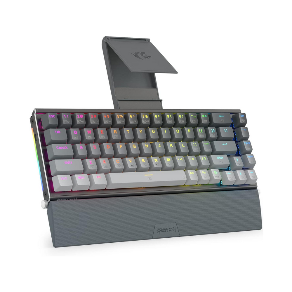 Redragon Shaco K641 Pro 65% Aluminum Rgb Mechanical Keyboard, 3-mode 6