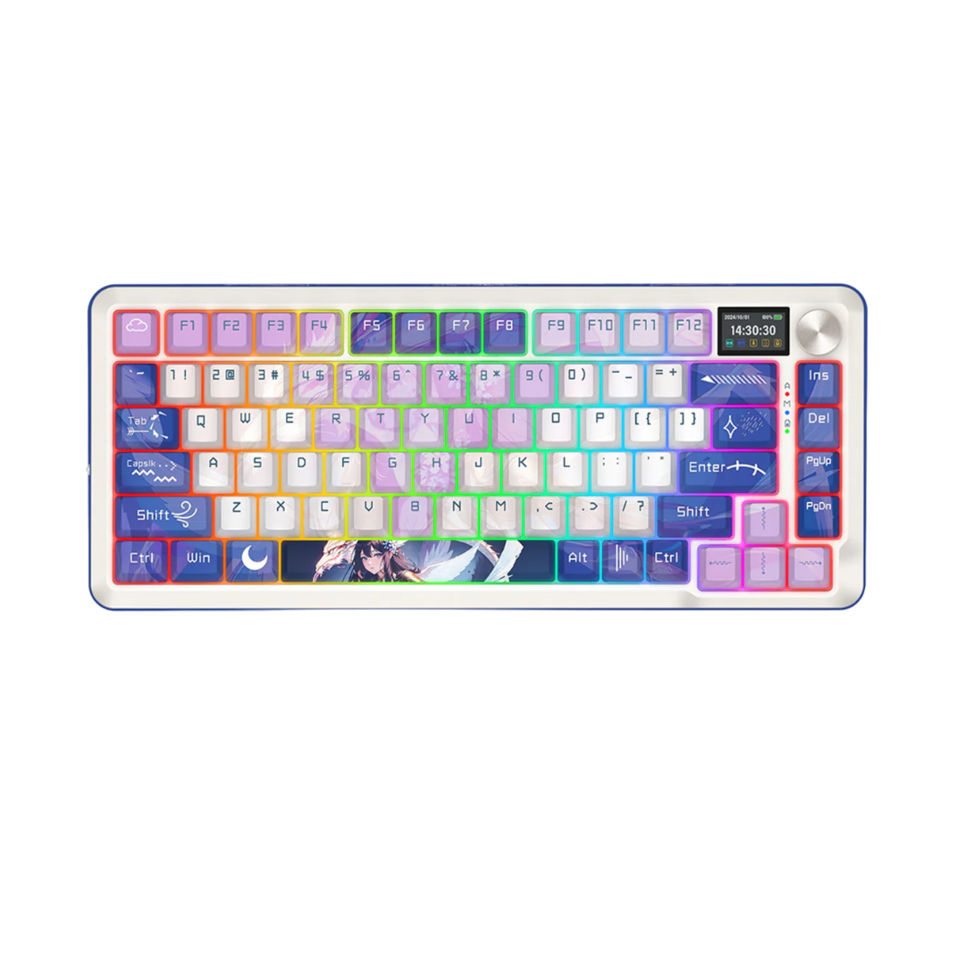 Redragon Wireless Mechanical Keyboard Gasket RGB Gaming Keyboard with 81