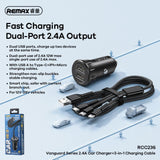 REMAX CAR CHARGER VANGUARD SERIES RCC236 Cables & Chargers 5 JOD