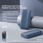 Remax RPP - 213 TINYL Series 20000mAh Power Bank Cables & Chargers 20 JOD
