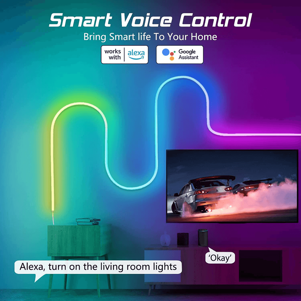 RGB LED Smart Neon Strip WS2811 Lightning