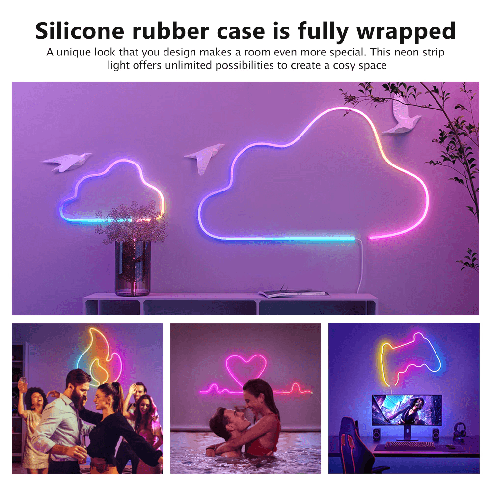 RGB LED Smart Neon Strip WS2811 Lightning