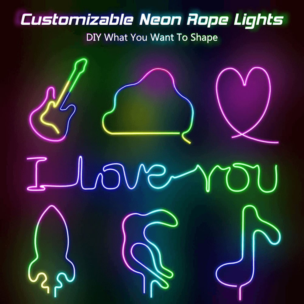 RGB LED Smart Neon Strip WS2811 Lightning